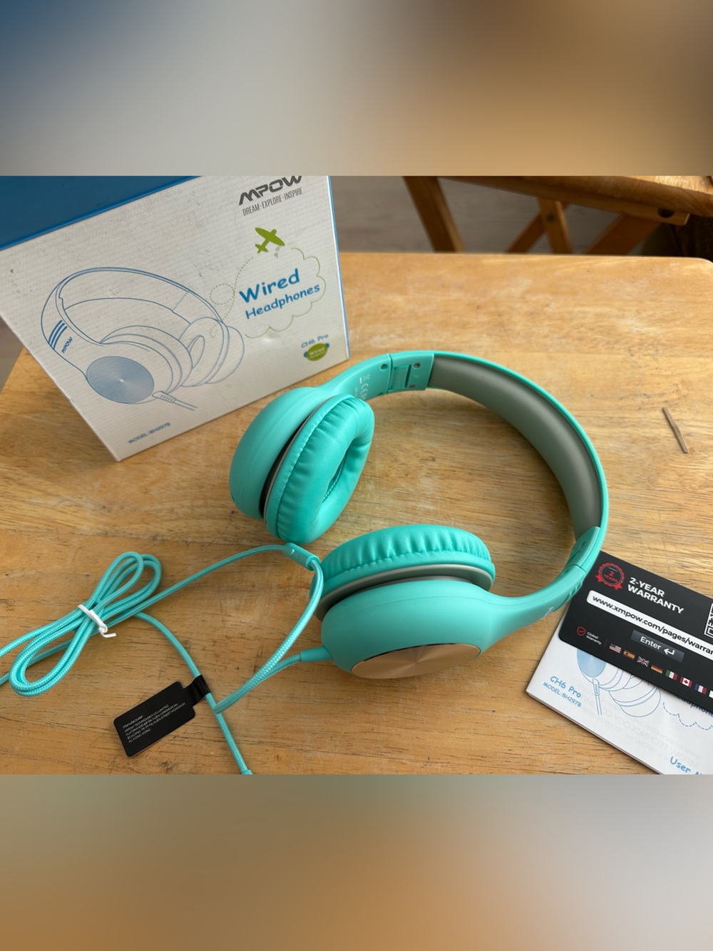 4/$20 Kids Mpow Wired Over-Ear Headphones